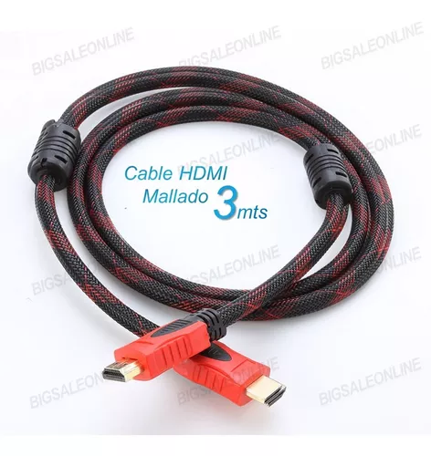 Cable Hdmi Kolke 3 Metros Con Filtro 1.4 Full Hd Insumos Acu