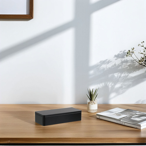 Organizador De Almacenamiento De Té Rectangular De Metal, 4