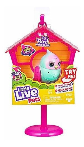 Little Live Pets Lil' Bird & Bird House - With Voice Recordi