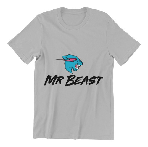 Polera Unisex Mr Beast Logo Youtuber Algodon Estampado