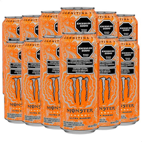 Bebida Energizante Monster Energy Ultra Sunrise 473ml