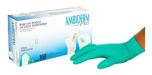 Kit 100 Guantes Ambiderm Plus 5 Cubrebocas Kn95 Fda Y Gogles