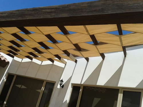 Imagen 6 de 10 de Malla Sombra De 90% Para Pérgolas De 80cm X 6m