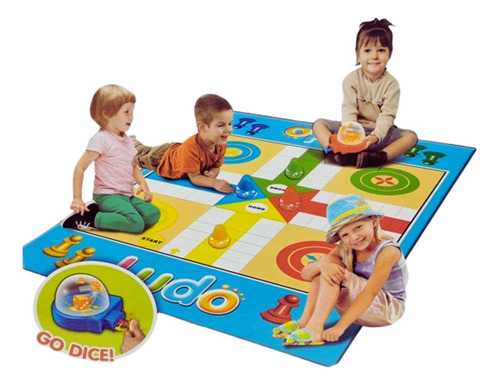 Juego Ludo Parchis Gigante De Piso 92 X 65