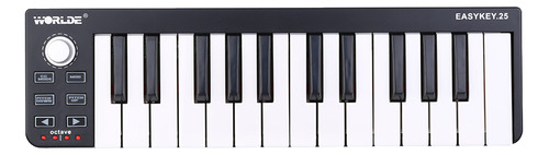 Teclado Controlador Midi Portátil Easykey.25 Mini Worlde