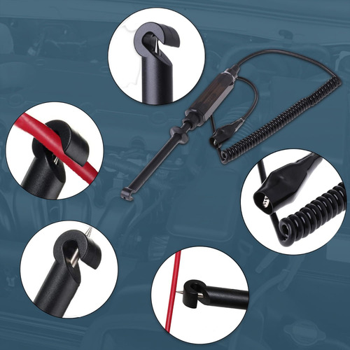 Probador De Circuito Voltaje Dc 6v 12v 24v Auto Car Truck Negro