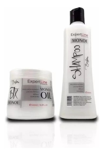 Btx + Shampoo  Everglam Expertline 500ml, Crema Capilar