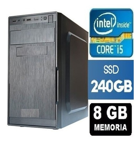 Imagem 3 de 3 de Pc Computador Cpu Intel I5 2400 + Ssd 240gb, 8gb Memória Ram