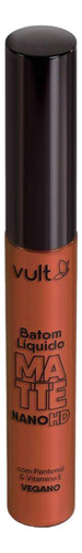 Batom Líquido Vult Matte Real Color Caramelo 5ml