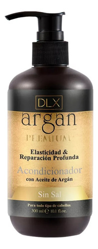 Dlx Argan Premium Shampoo Con Aceite De Argan 300 Ml