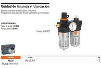 Comprar Unidad Limpieza Y Lubricacion 1\u002F4 Npt Truper 19238