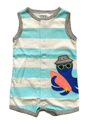 Imagen 2 de 2 de Rompers Para Bebes Niños De Hipopotamo Carter's