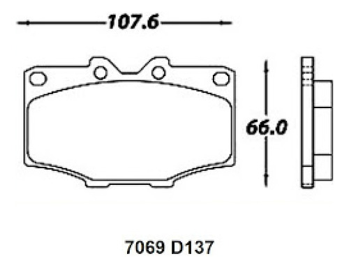 Pastillas De Freno Del Toyota Land Cruiser Samurai 4runner