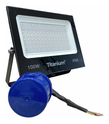 Reflector Led 100w Con Fotocelda X 2