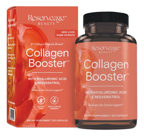 Reserveage Organics Collagen Booster Con Resveratrol Y Acido