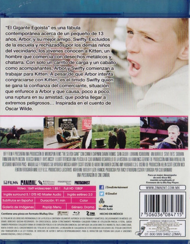 El Gigante Egoista The Selfish Giant Pelicula Blu-ray