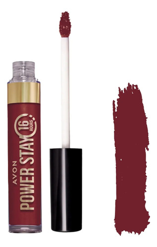 Avon Power Stay Líquido 16h - To De Vinho Marsala