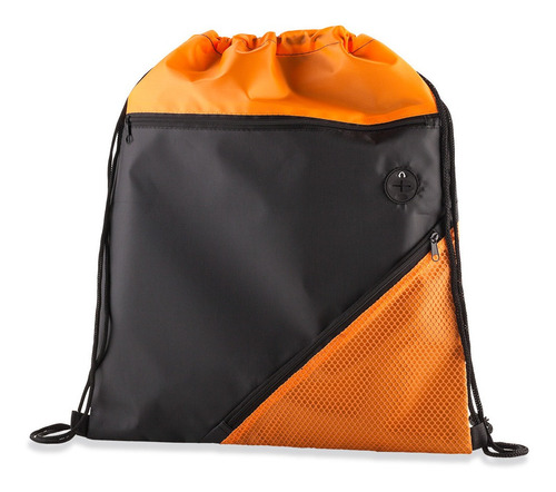 Sporty Bag Crocket En Poliester 2 Bolsillos Tula Morral 