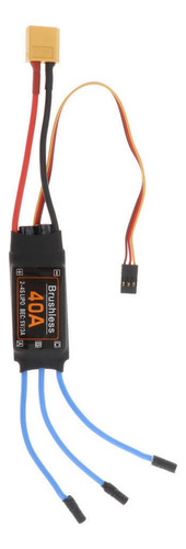 40a Motor Esc Sin Escobillas Xt60 Plug Durable Aviones Rc