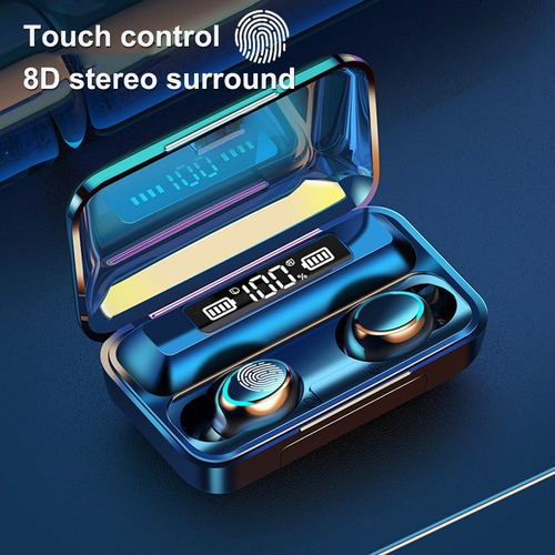 Imagen 8 de 10 de Audífonos Inalámbricos Bluetooth 5.0+ Powerbank + Sonido A1