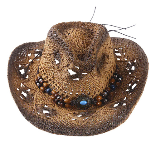 Sombrero De Paja De Playa, Sombreros De Mujer, Ropa, Vaquero