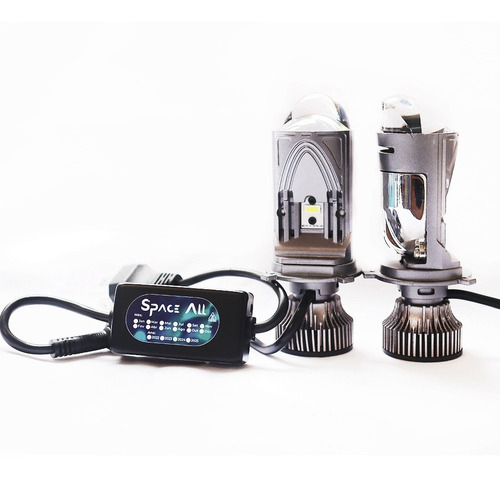 Led H4 Projetor Space All Farol Strada 2024 (30mil Lúmens)