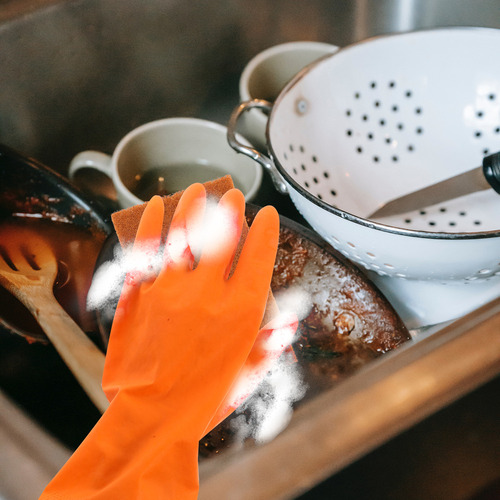S+ Guantes De Limpieza, Guantes De Látex For Uso Doméstico,