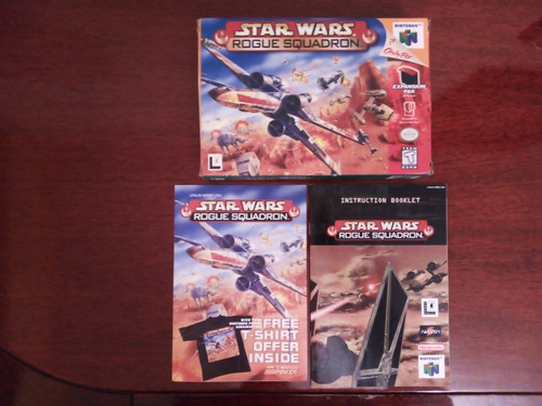 Caja Y Manual Star Wars Rogue Squadron 