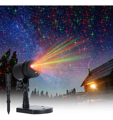 Moonflor Luces Laser De Navidad Al Aire Libre, Luz Laser Mov