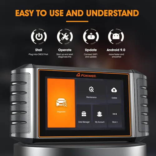 Foxwell Nt716 Obd2 Tableta De Escaner Abs/srs/motor/transmis