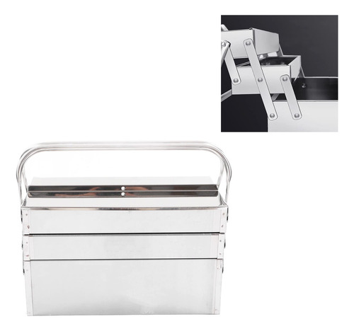 Caja De Herramientas Metal Resistente 3 Capas Easyclean 350