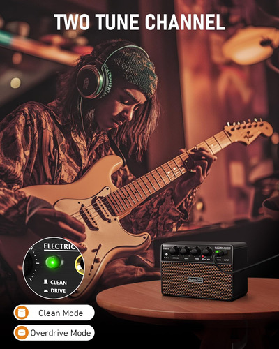 Amplificador De Guitarra Flatsons Fba-10 10w Mini Electric C