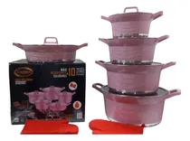 Comprar Set De Ollas Valeska 100% Resistentes Y Saludables 10pcs