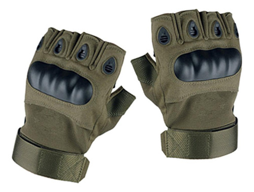 Guantes Tácticos De Medio Compatible Con Hombre Al Guantes