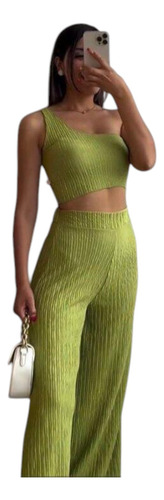 Conjunto Dos Piezas Verano Mujer Cómodo Elegante