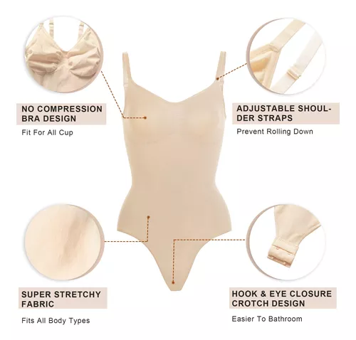 Modelador Feminino Tummy Control Butt Lifter Body Shaper