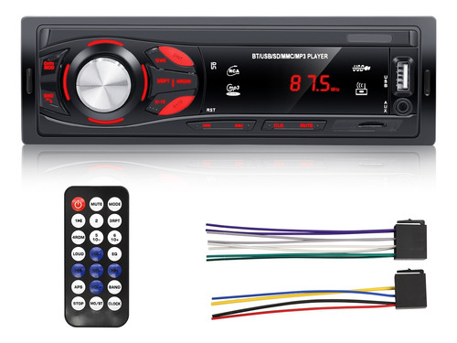 Autoestéreos Reproductor 1din Con Mp3 Usb Y Bt/radio/fm/aux