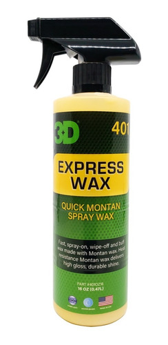 3d Express Wax / Cera Liquida De Aplicación Rápida 1/2 Lts