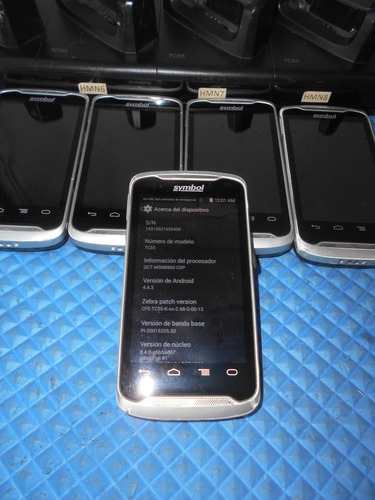 5 Terminales Zebra Symbol Tc55 Android Y Lector De Barras (Usado)