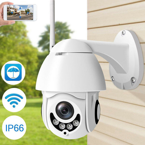 Camara Ip 1080p Fhd Conexion Wifi Ptz Domo 320° De Giro