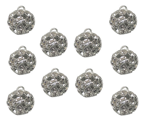 Botones Esféricos Con Forma De Diamante Para Decorar, 10 Uni