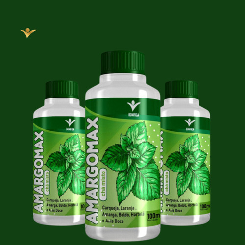Amargomax Suplemento Alimentar Nutricional Bonifica Chá misto 100% Natural