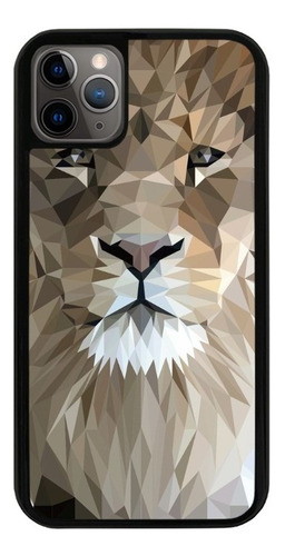 Funda Uso Rudo Tpu Para iPhone Leon Rey Animal Poder Moda