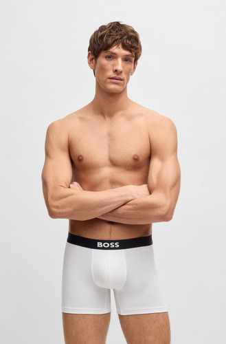 Paquete De Tres Bóxers Para Hombre Boss De Algodón Elástico