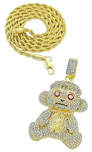 Cz Youngboy Diamante 38 Del Bebé Colgante De Collar De...