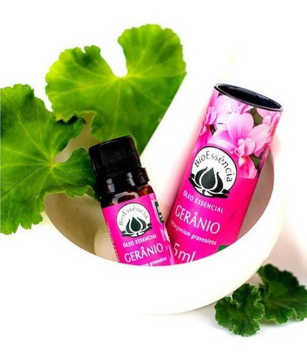 Óleo Essencial De Gerânio 5ml - Bioessência - Original