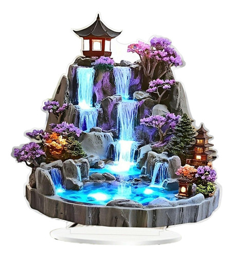 Fuente De Agua De Mesa 2d, Decoración, Regalo De