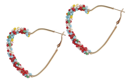 Pendientes Bohemios Hechos A Mano Con Cuentas