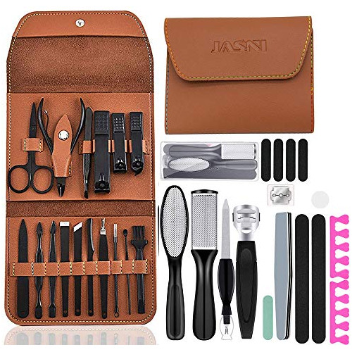 35pcs Juego De Manicura Y Pedicura Kit Profesional De C...