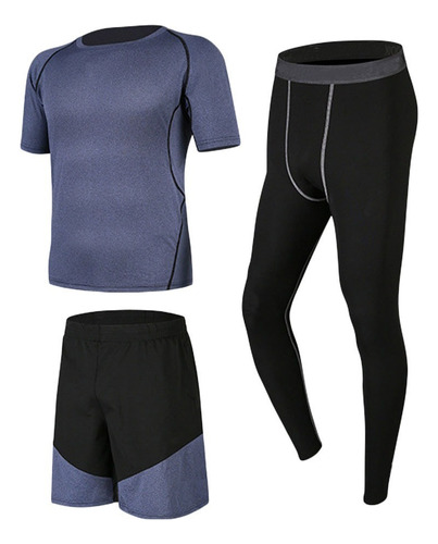 Conjunto De 3 Unidades De Camisa Holgada Para Gimnasio, Pant